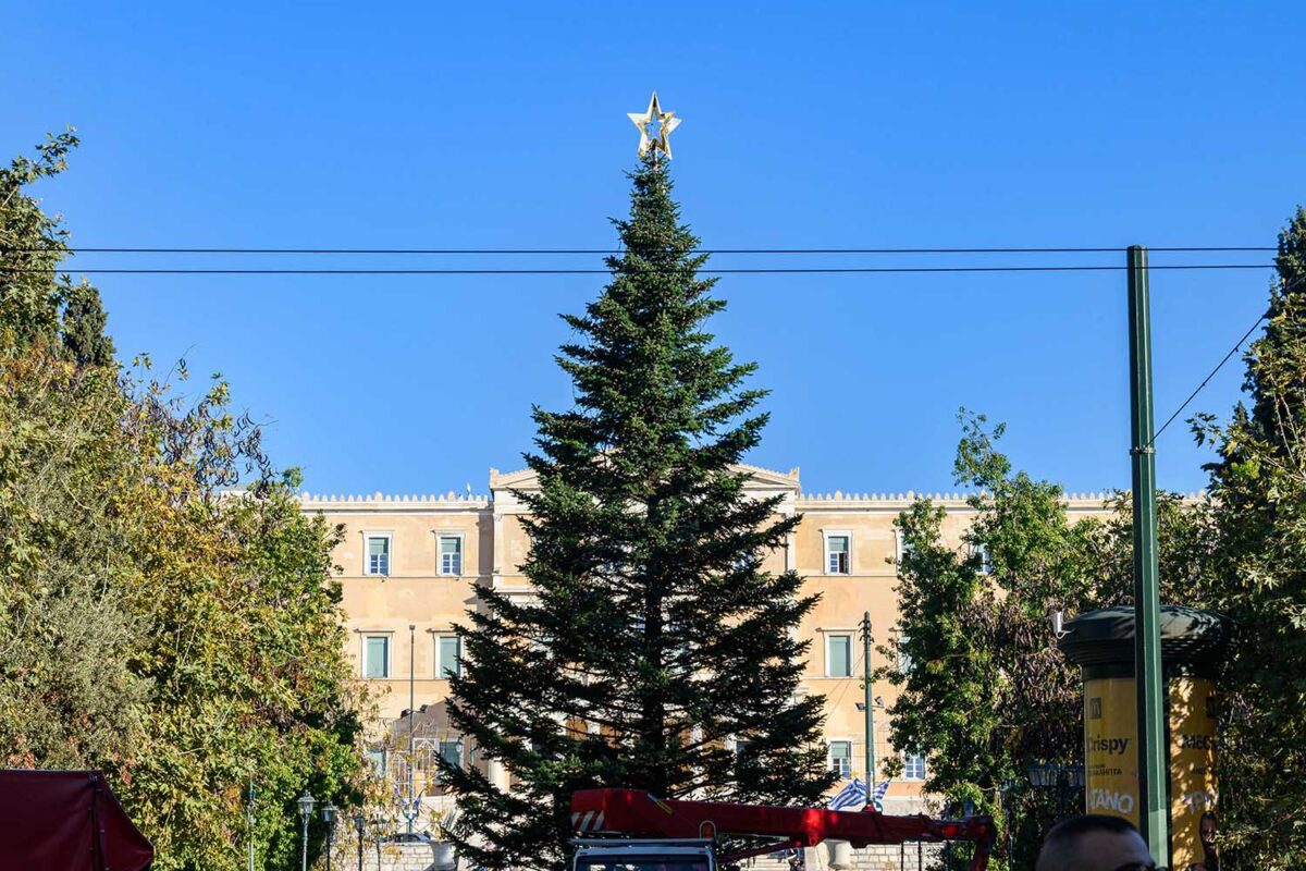 Την Πέμπτη φωταγωγείται η Αθήνα: Ανάβει το χριστουγεννιάτικο δέντρο στο Σύνταγμα με ένα ξέφρενο πάρτι